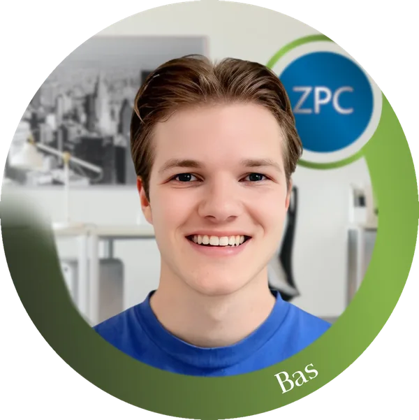 Bas, teamlid bij ZorgpuntConnect
